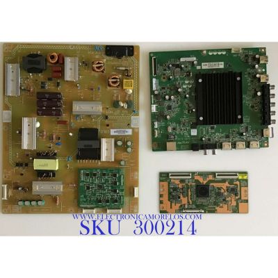 KIT DE TARJETAS PARA TV VIZIO / MAIN 3655-1272-0150 / 0171-2272-6203 / FUENTE 0500-0605-0950 / 3BS0405013GP / T-CON LJ94-33828G / 55FU11BPCMTA3V0.0 / PANEL LSC550FN05-J03 / MODELO E55U-D0 LAUSTYBS